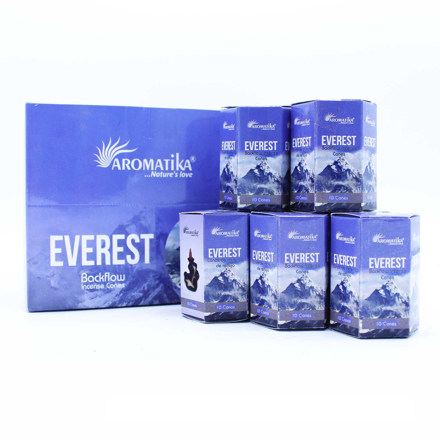 Rückfluss-Räucherkegel „Everest“ – 10 Stück (Aromatika)