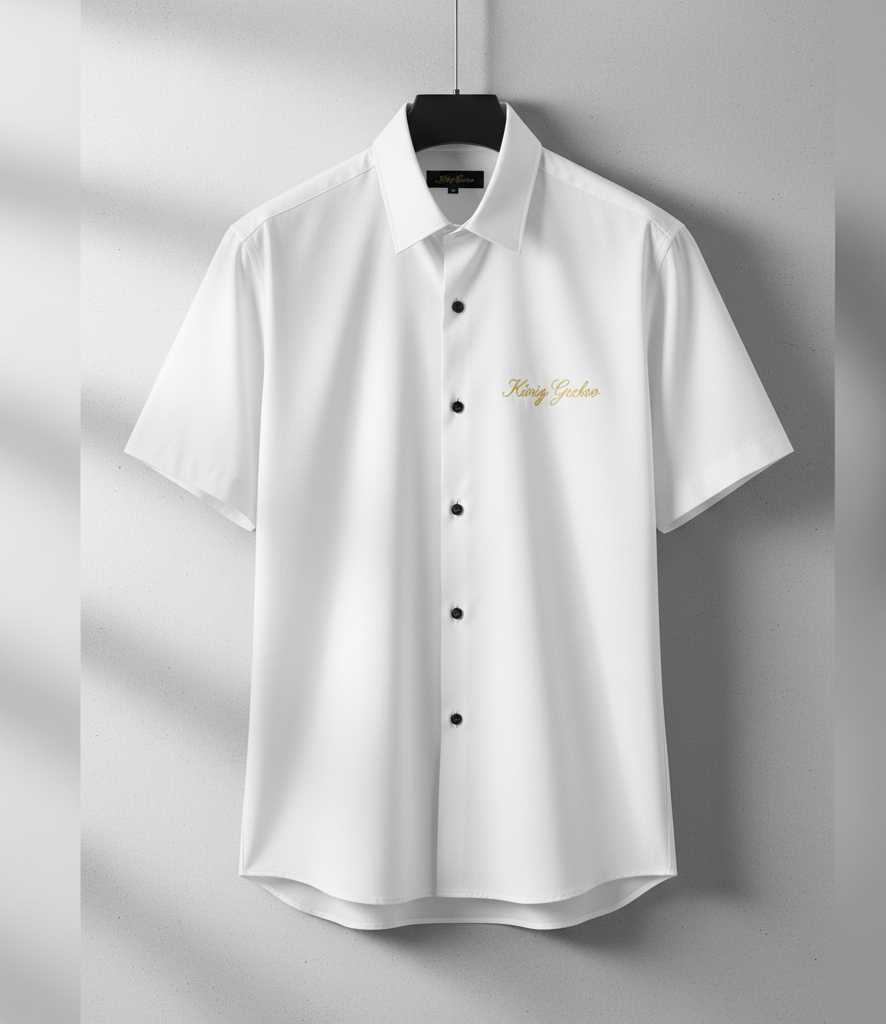 König Geckoo Signature Hemd – Weiß