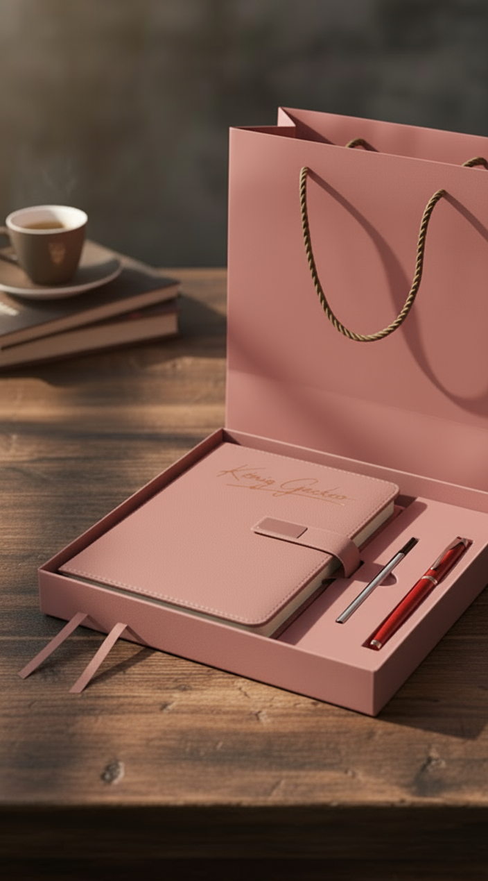 König Geckoo – Signature Notizbuch (A5, 200 Seiten)