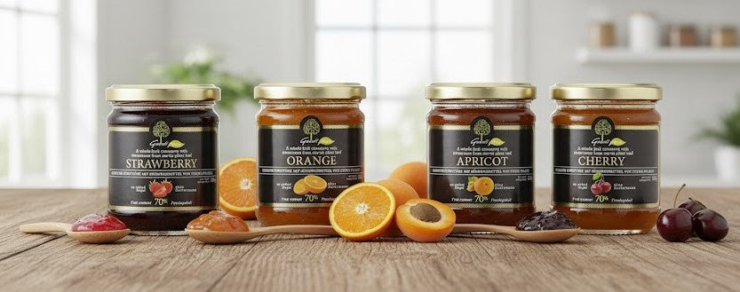 Geodi Marmeladen-Set – Griechischer Fruchtgenuss ohne Zuckerzusatz