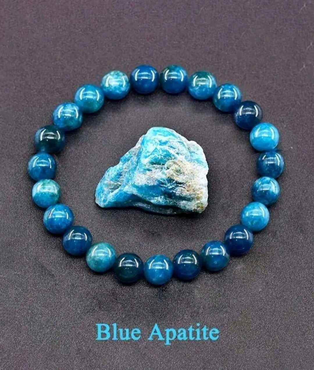 Armband aus Blue Apatit – Stein der Klarheit