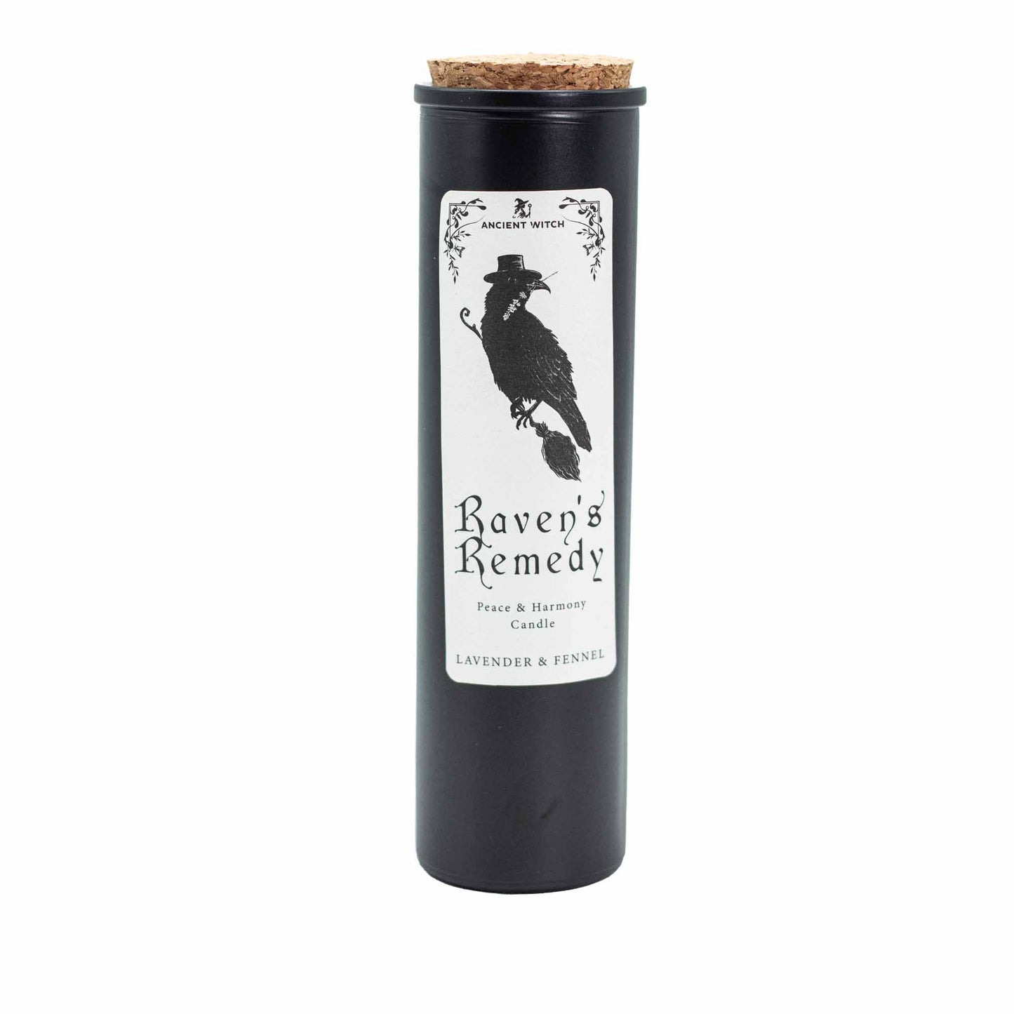 Uralte Hexen-Reinigungskerze – Raven's Remedy (Lavendel & Fenchel)