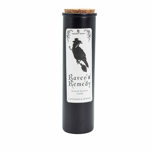 Uralte Hexen-Reinigungskerze – Raven's Remedy (Lavendel & Fenchel)