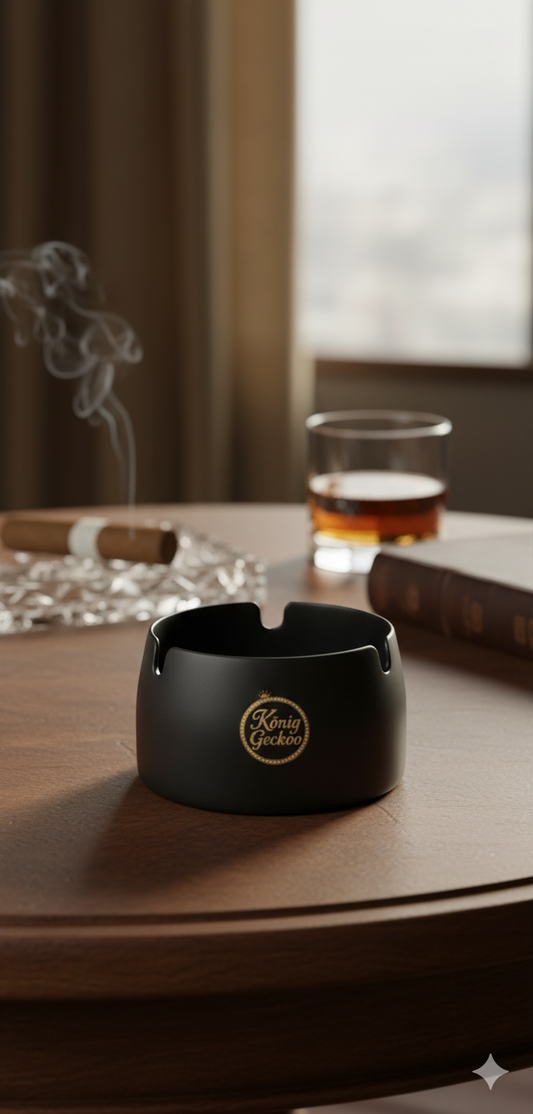 König Geckoo – Premium Aschenbecher