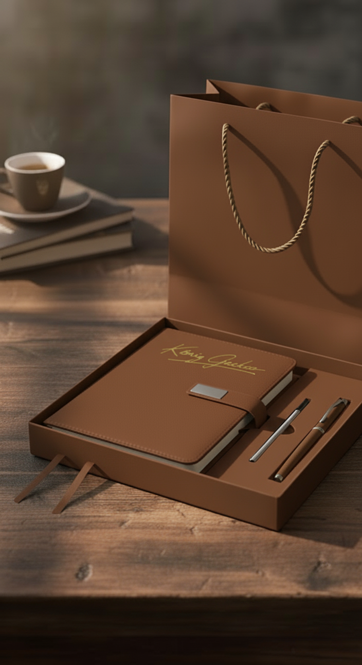 König Geckoo – Signature Notizbuch (A5, 200 Seiten)