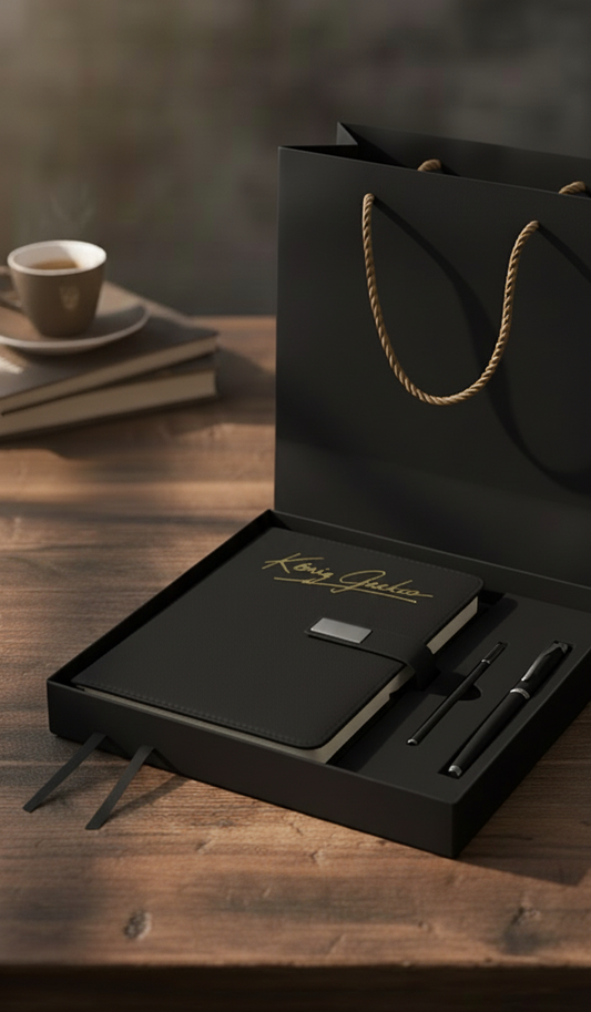 König Geckoo – Signature Notizbuch (A5, 200 Seiten)