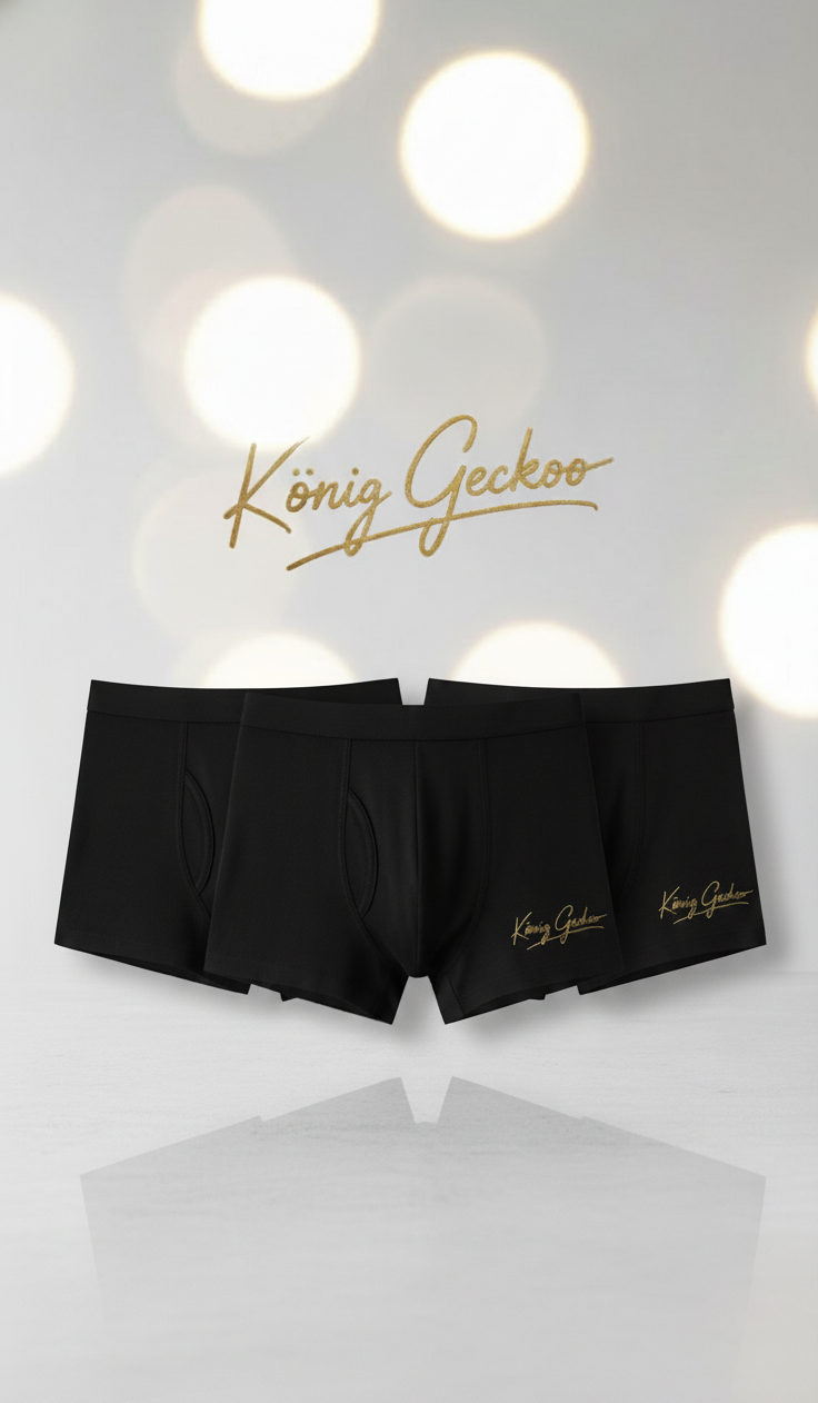 König Geckoo – Boxershorts 3er Set