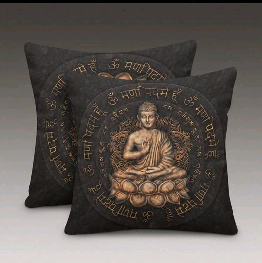 Buddha Kissenbezug – Spirituelle Ruhe für dein Zuhause