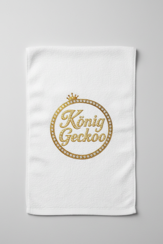 König Geckoo Handtuch – Eleganz im Bad