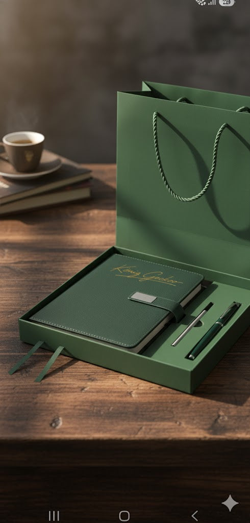 König Geckoo – Signature Notizbuch (A5, 200 Seiten)