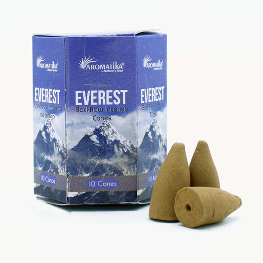 Rückfluss-Räucherkegel „Everest“ – 10 Stück (Aromatika)